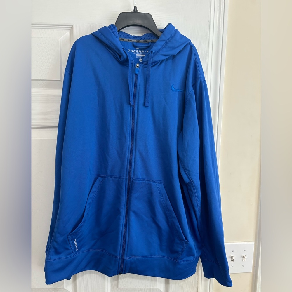 Nike Blue Therma-Fit Hoodie